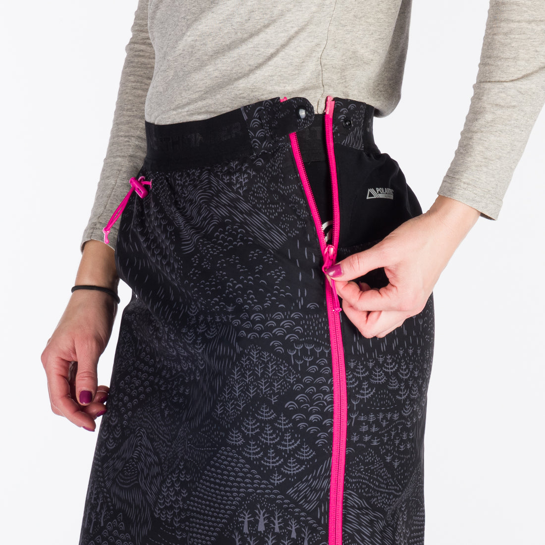 SU-45603SKP women´s ski-touring skirt active sport padded Polartec alpha direct JARABA
