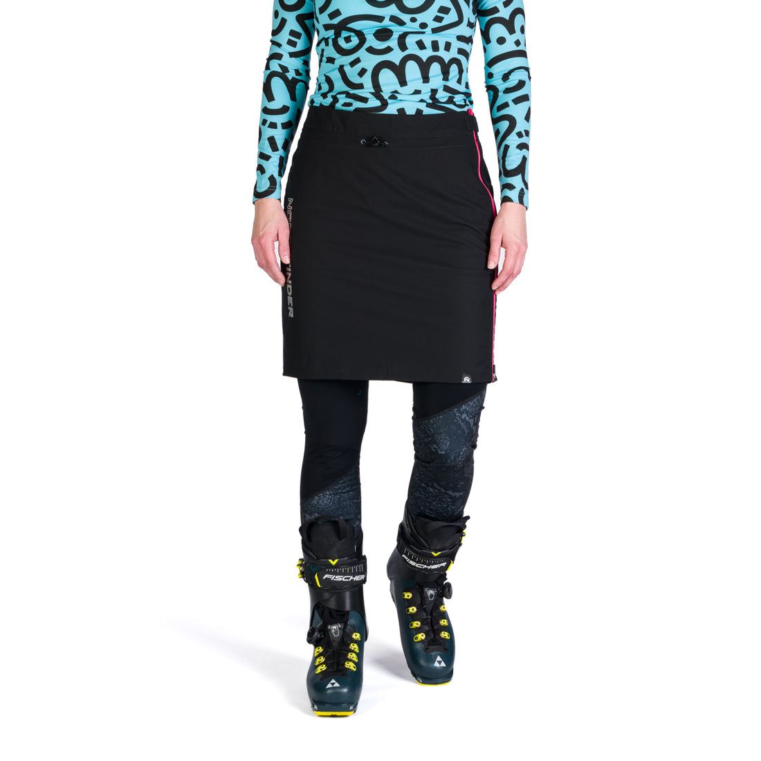 SU-45604SKP women's ski-touring skirt active sport padded Polartec® Alpha Direct 2L JARABA