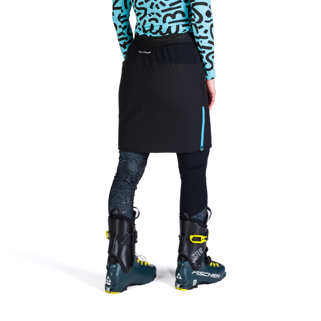 SU-45604SKP women's ski-touring skirt active sport padded Polartec® Alpha Direct 2L JARABA