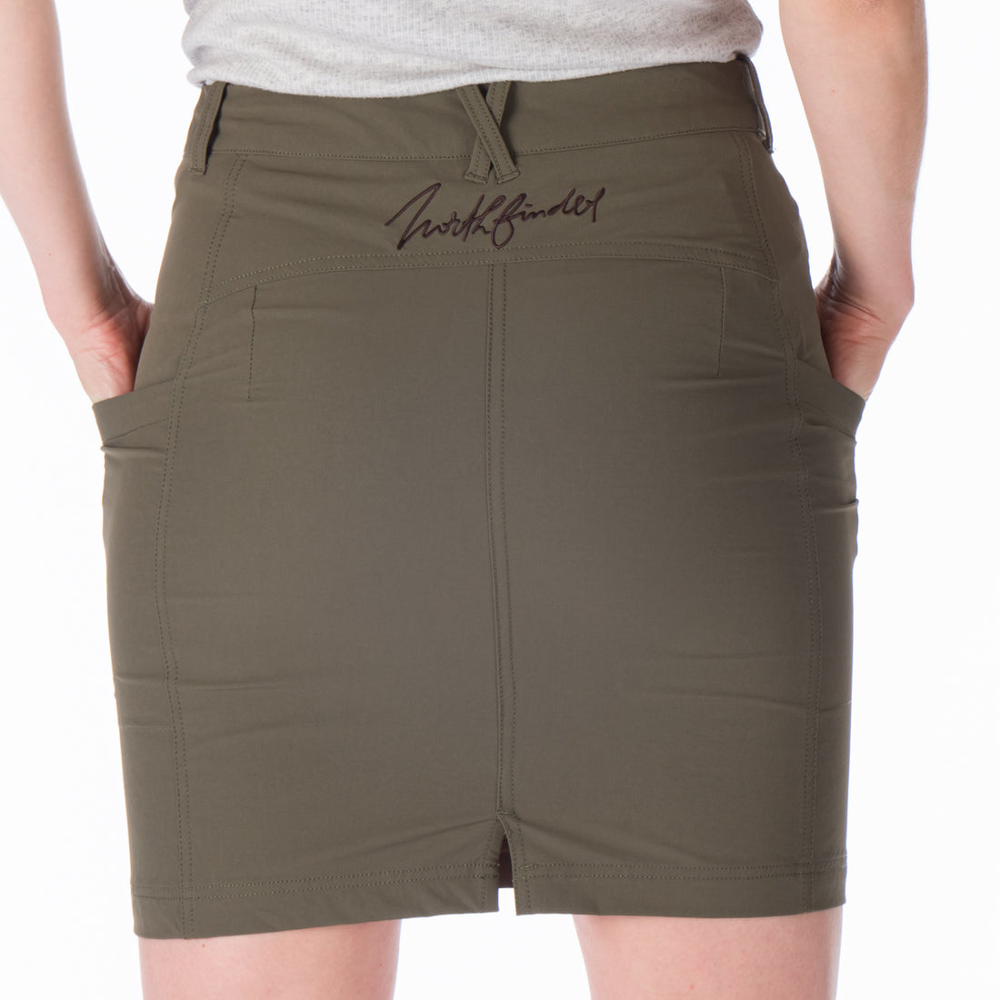 SU-4595OR women's technical regular fit stretch skirt LYNN