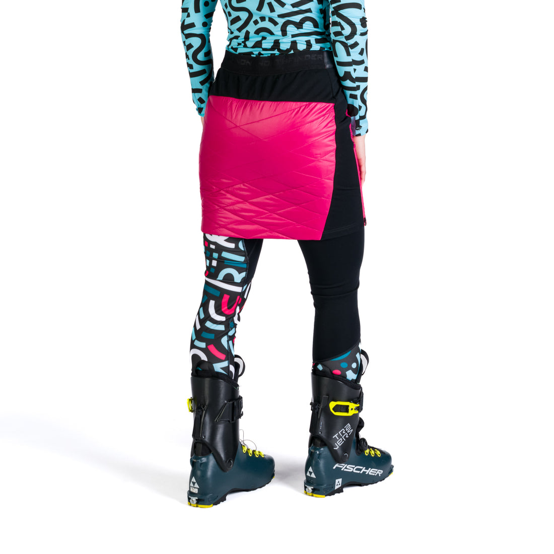 SU-46001SKP women's ski-touring skirt active sport full zip padded Primaloft® Gold PODKOVA