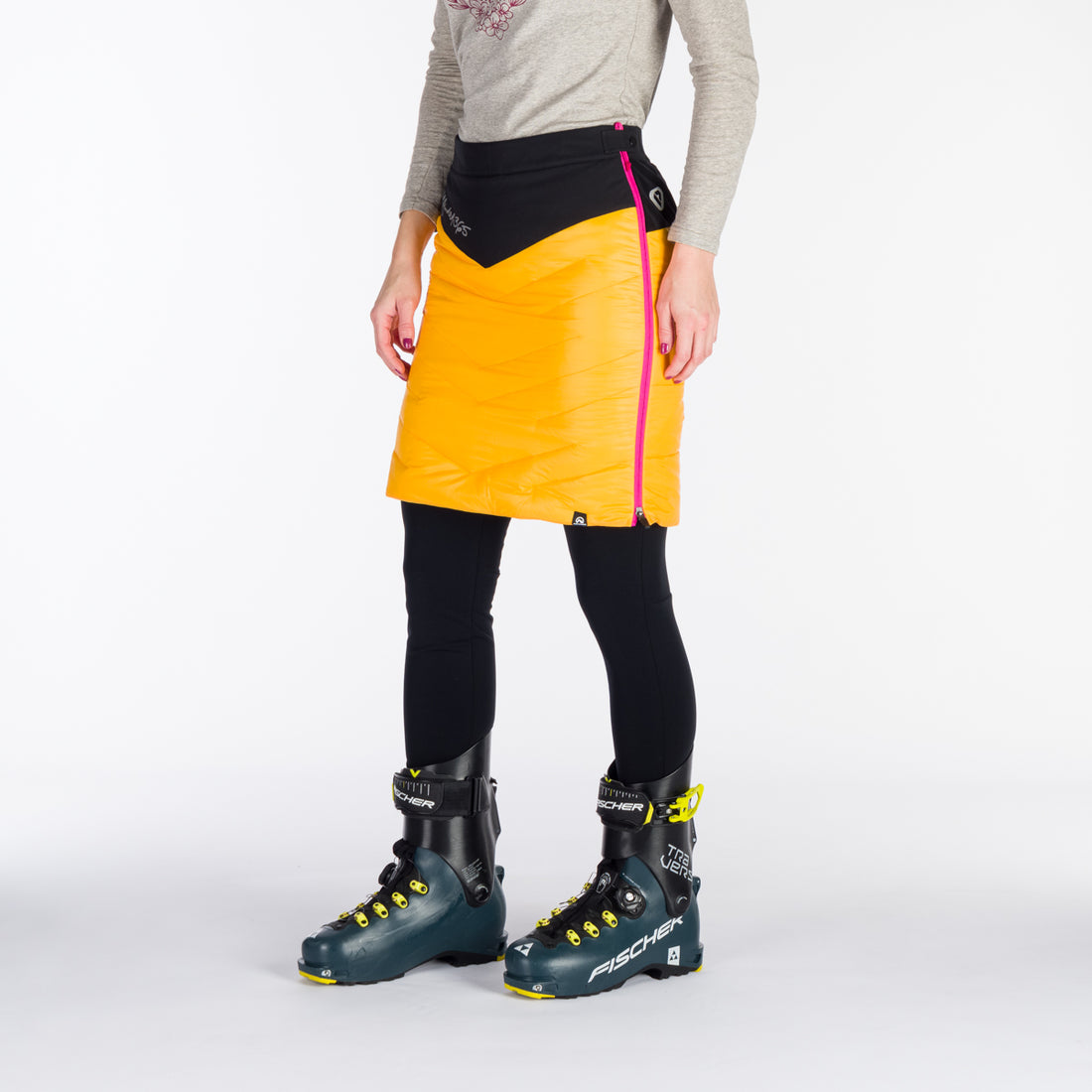 SU-4600SKP women's ski-touring skirt active sport full zip padded Primaloft Gold PODKOVA