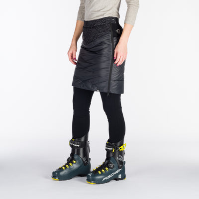 SU-4600SKP women's ski-touring skirt active sport full zip padded Primaloft Gold PODKOVA