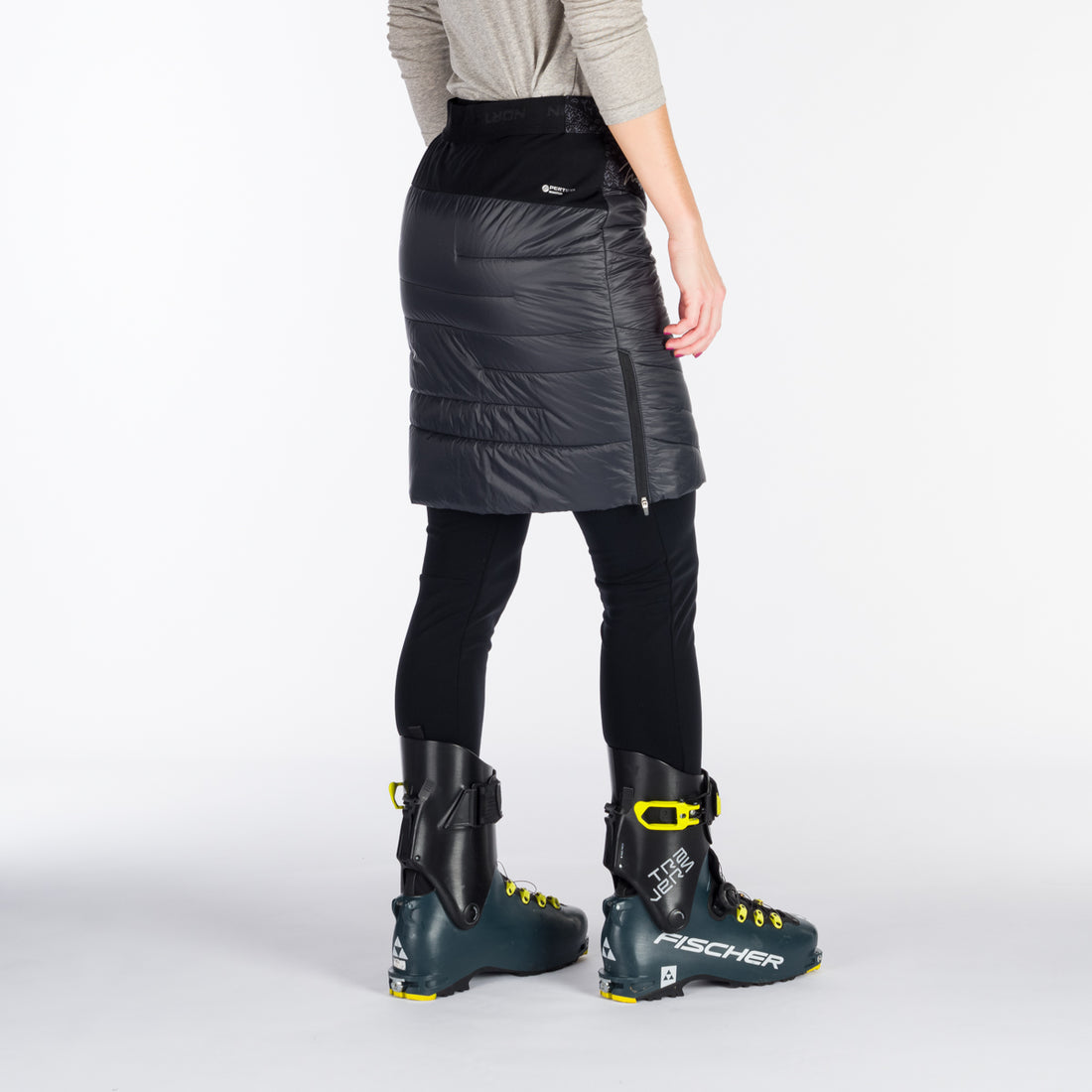SU-4600SKP women's ski-touring skirt active sport full zip padded Primaloft Gold PODKOVA