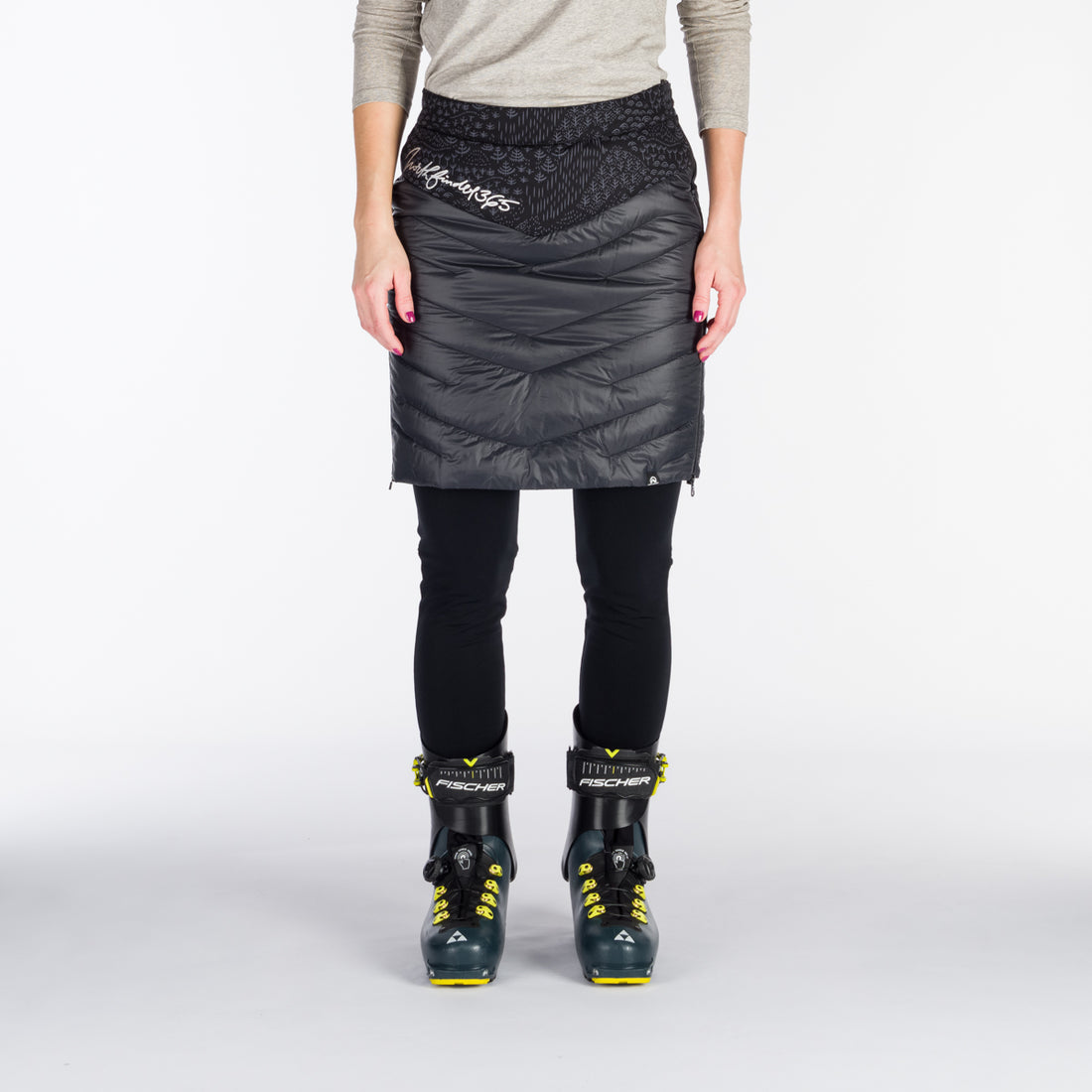 SU-4600SKP women's ski-touring skirt active sport full zip padded Primaloft Gold PODKOVA