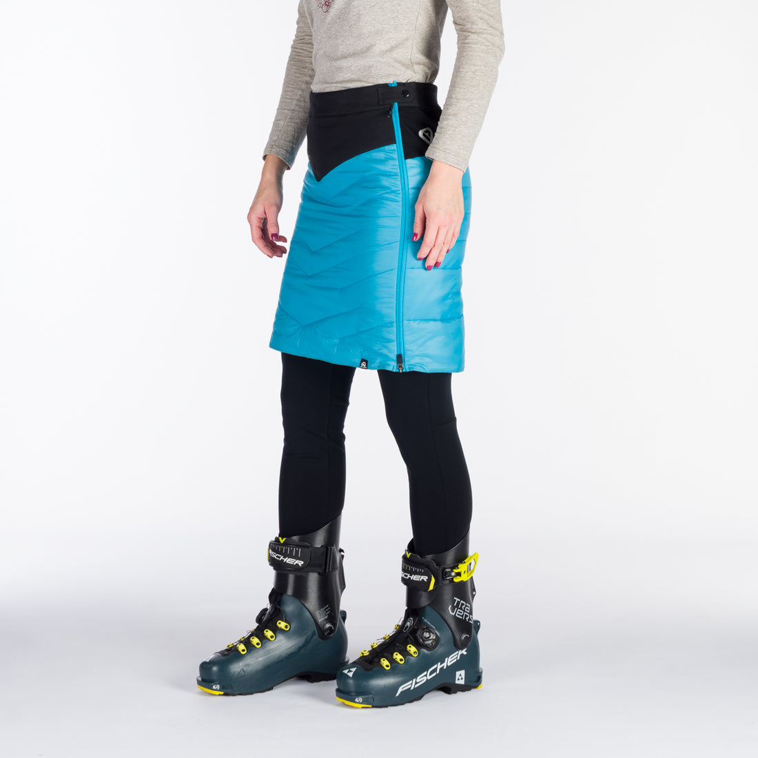 SU-4600SKP women's ski-touring skirt active sport full zip padded Primaloft Gold PODKOVA