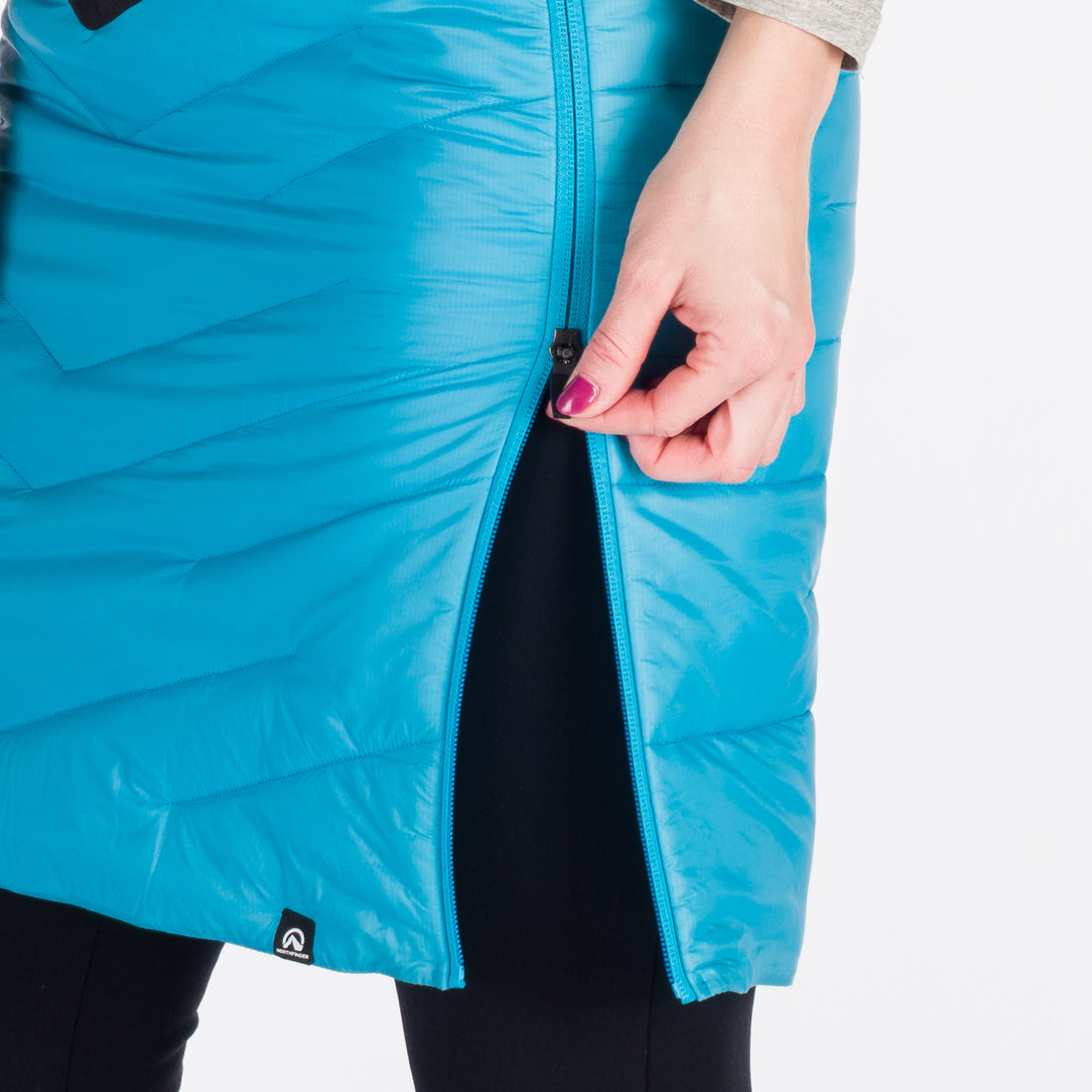 SU-4600SKP women's ski-touring skirt active sport full zip padded Primaloft Gold PODKOVA