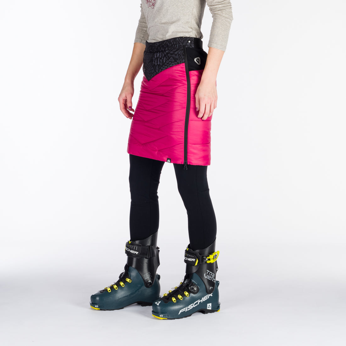 SU-4600SKP women's ski-touring skirt active sport full zip padded Primaloft Gold PODKOVA