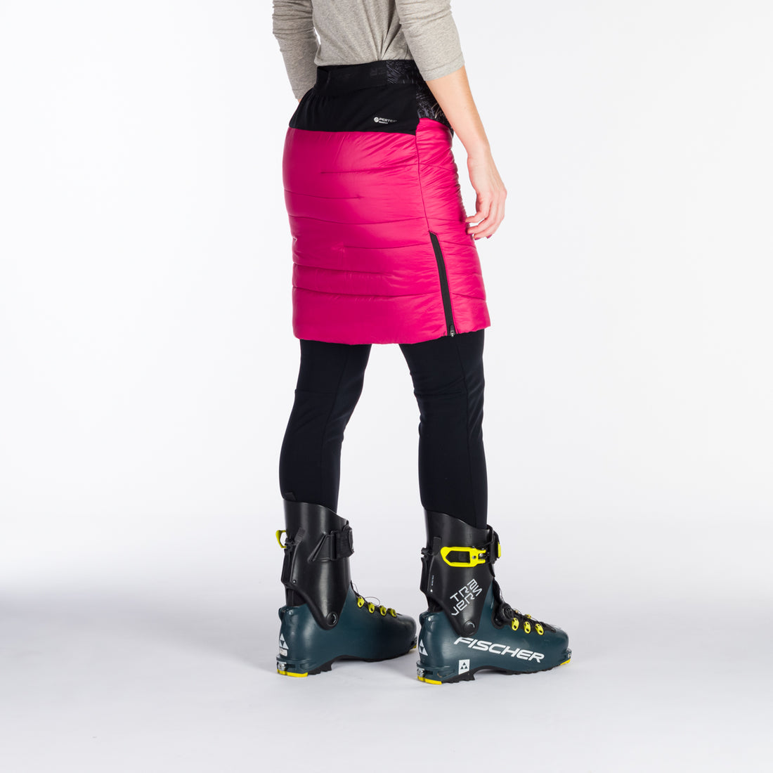 SU-4600SKP women's ski-touring skirt active sport full zip padded Primaloft Gold PODKOVA
