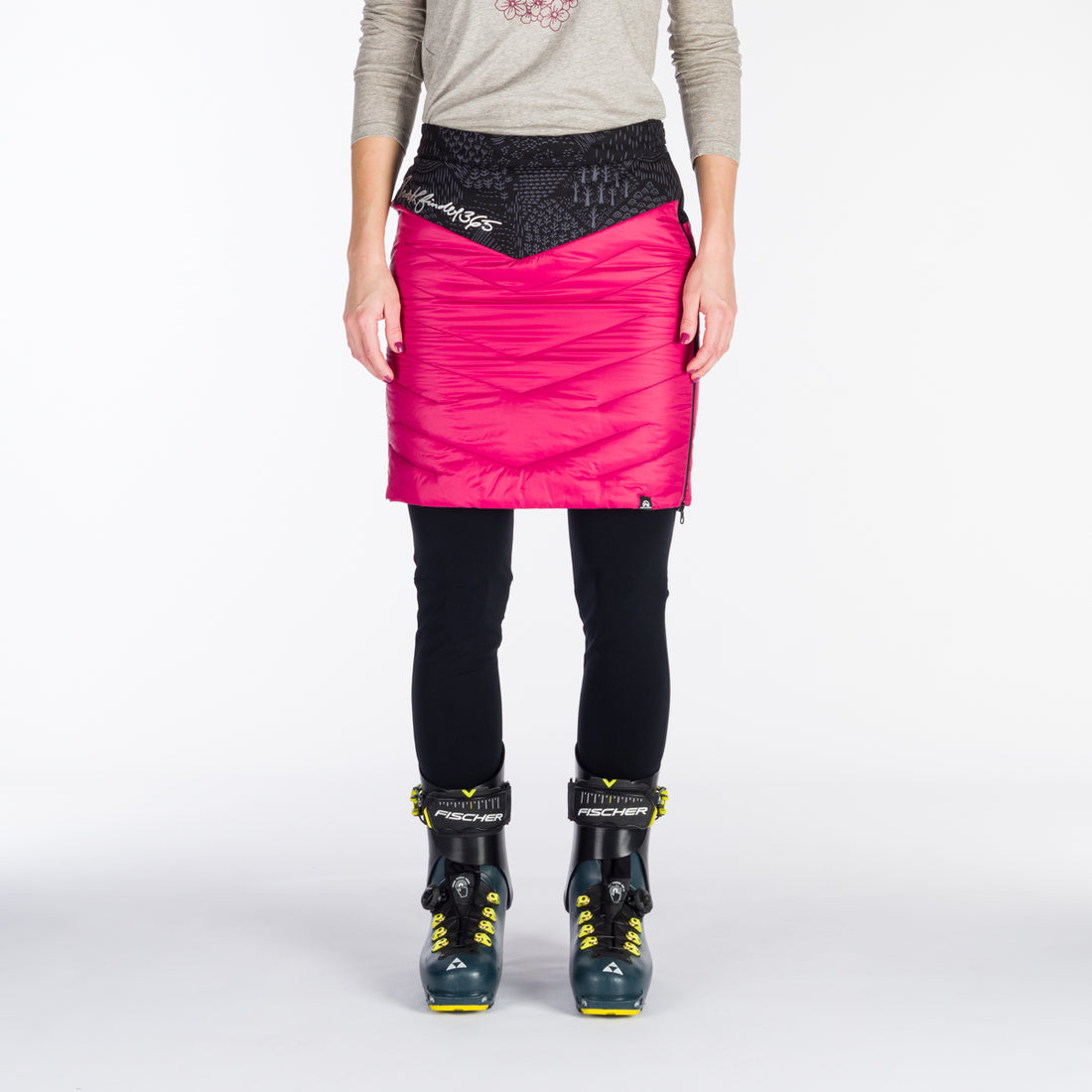 SU-4600SKP women's ski-touring skirt active sport full zip padded Primaloft Gold PODKOVA