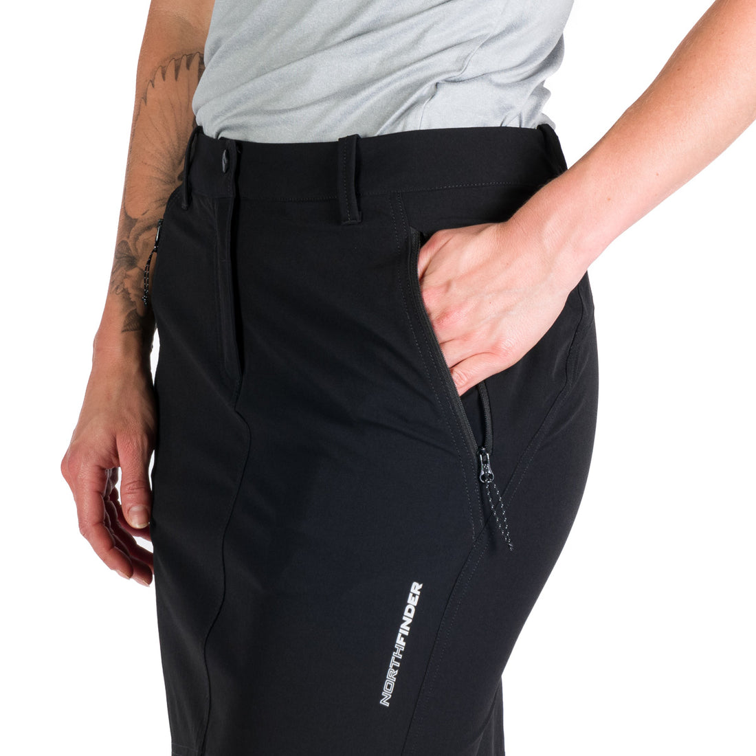 SU-4611OR women's technical regular fit stretch skirt CLAUDETTE
