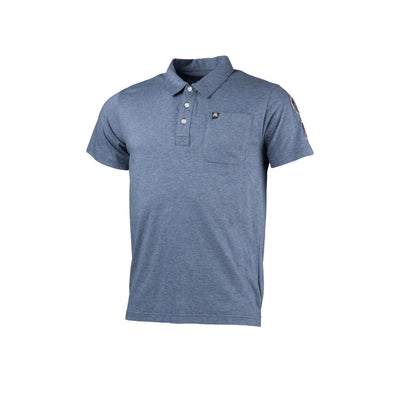 TR-3395SP men's polo T-shirt melange cotton BERTIN