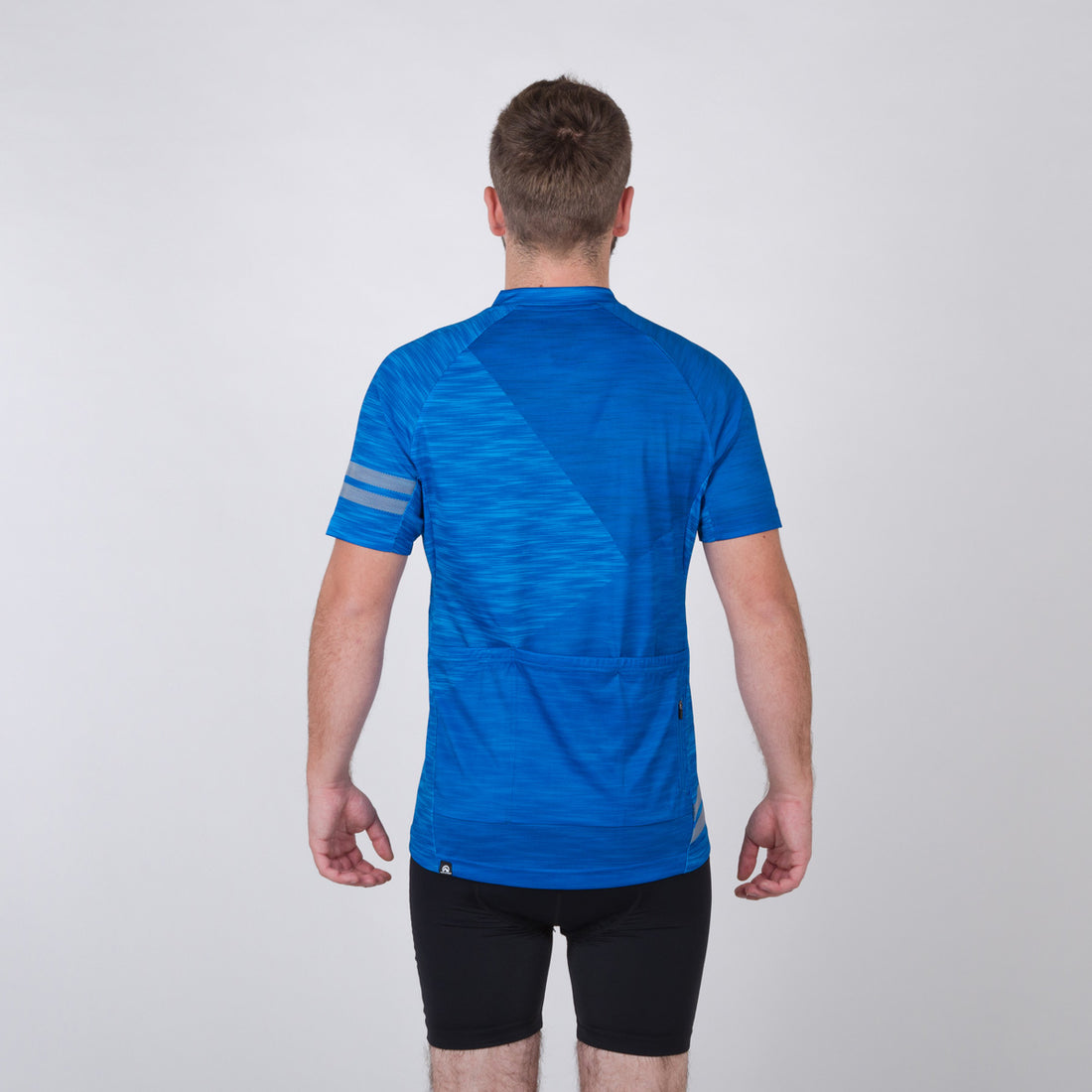 TR-3537MB men's e-bike t-shirt comfortable half zip DEWEROL