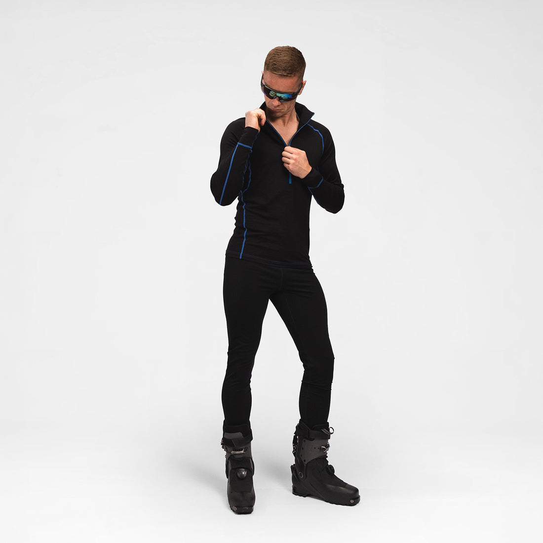 TR-3549KSP men's ski-touring merino T-shirt SUCHY