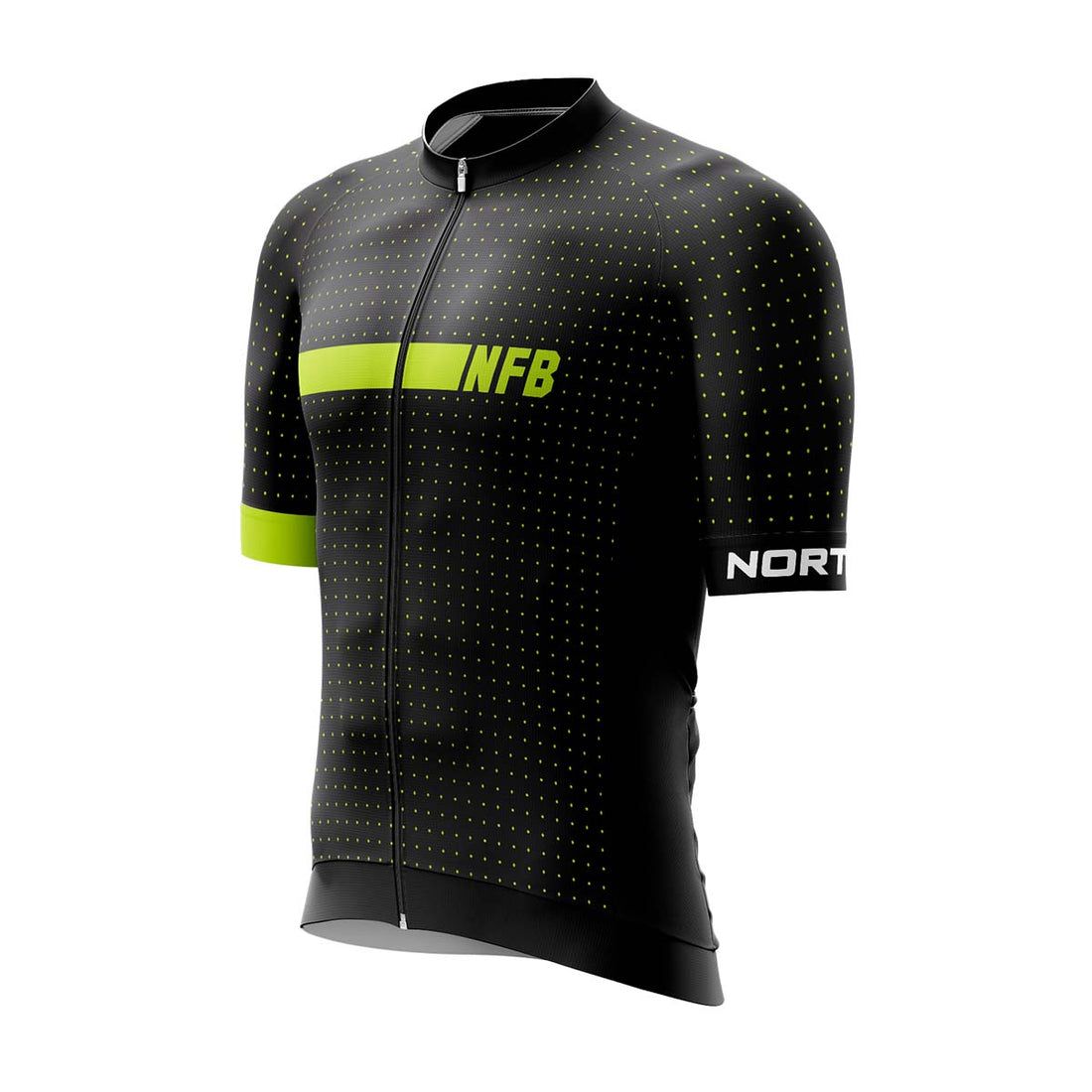 TR-3807MB men's e-bike t-shirt half zip GERARDO