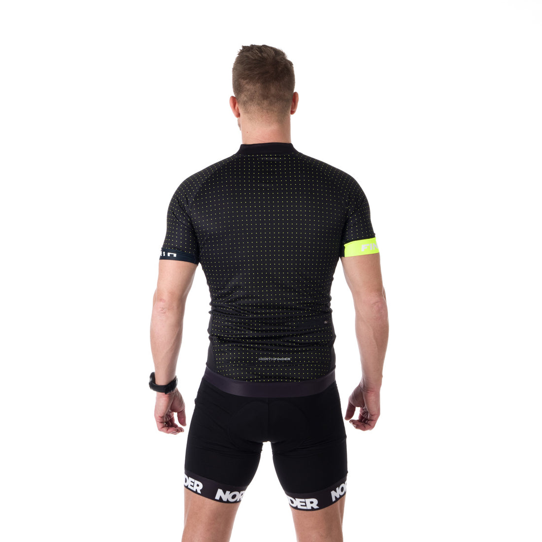 TR-3807MB men's e-bike t-shirt half zip GERARDO