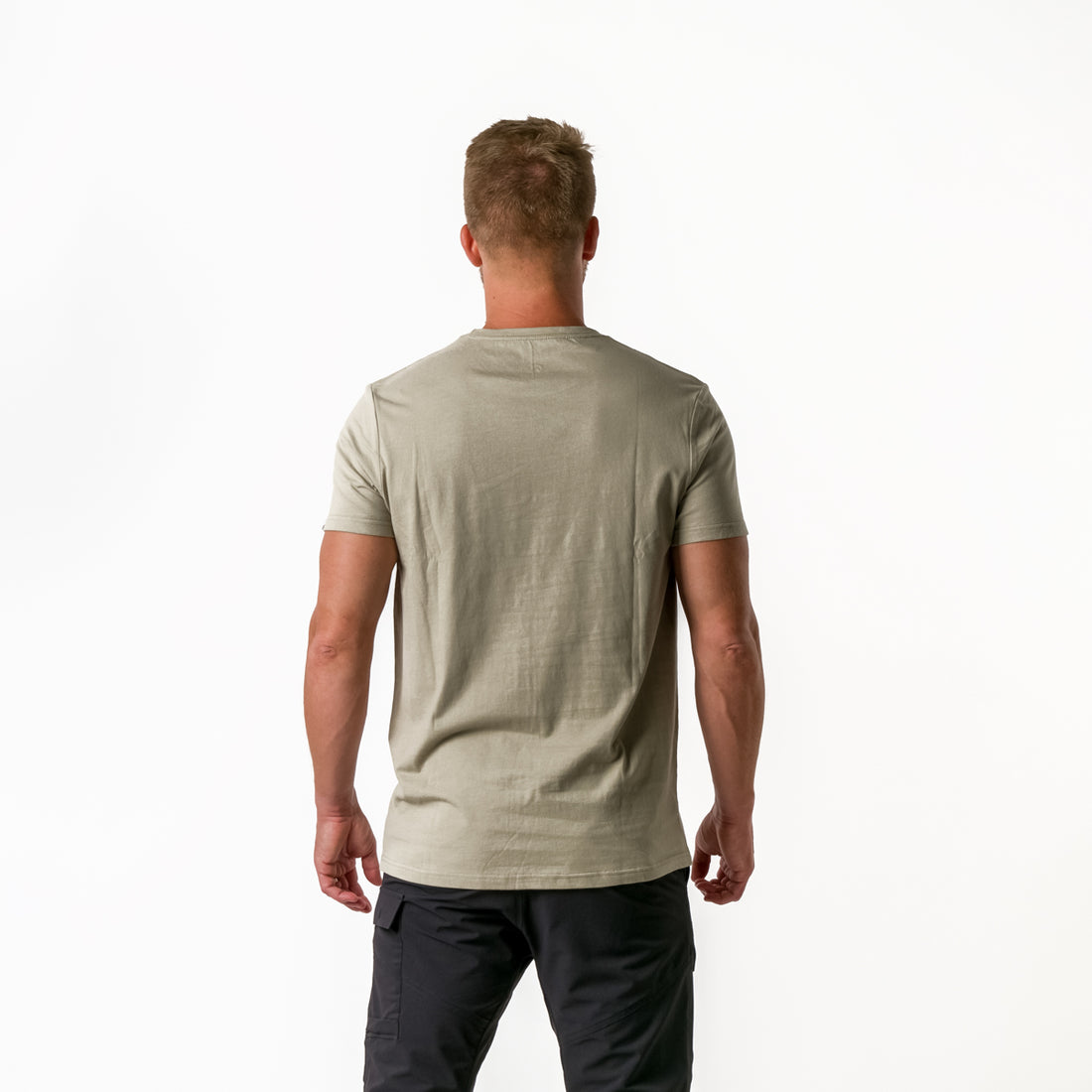 TR-3811AD men's organic cotton t-shirt with print BART