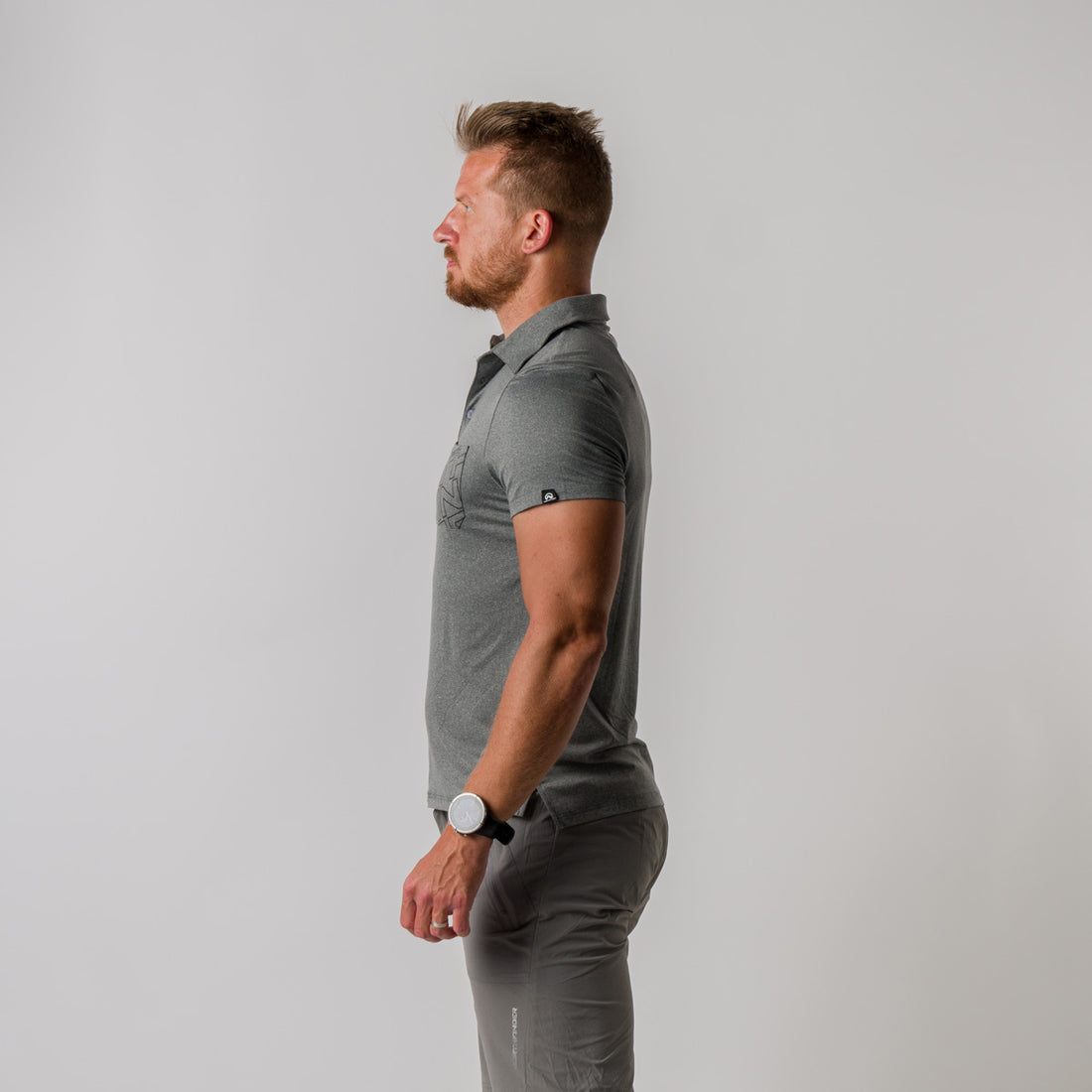 TR-3820OR men's polo t-shirt from recycled fibres DIRK