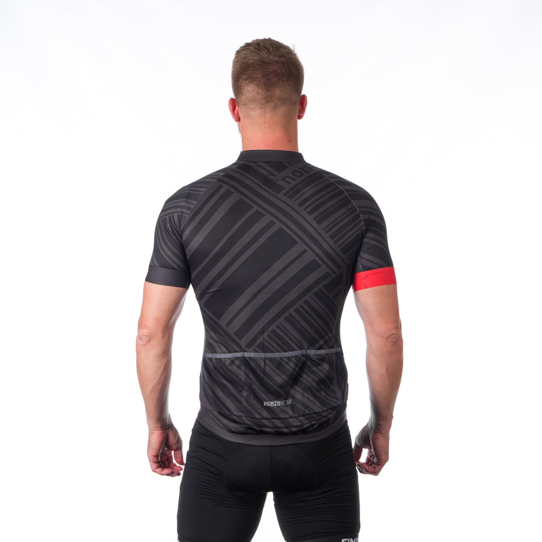 TR-3901MB men's bike active full zipp t-shirt JAY 