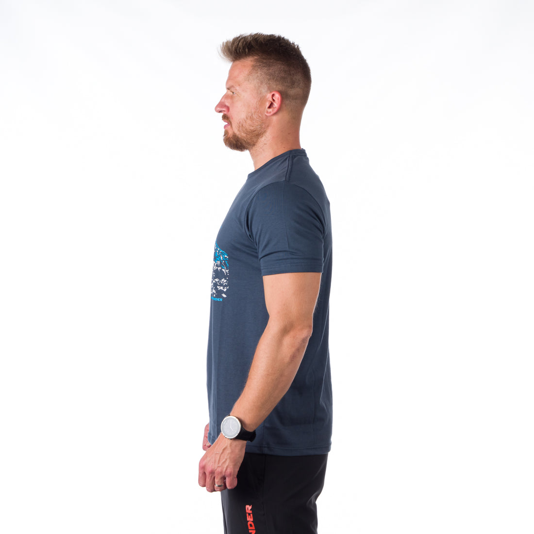 TR-3914OR men's t-shirt cotton style with print JEFFERSON