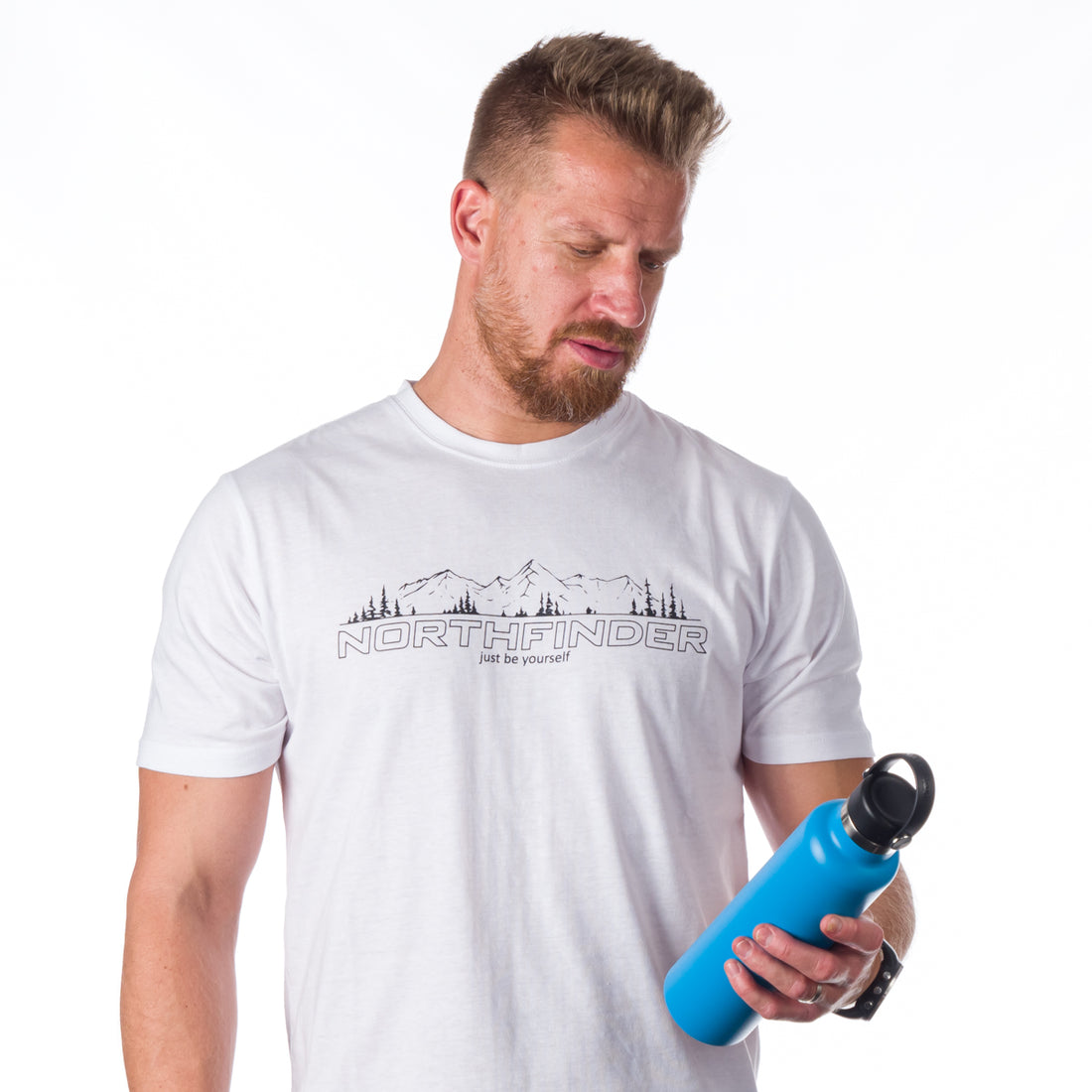 TR-3917OR men's t-shirt cotton style with pictogram JEREMY 