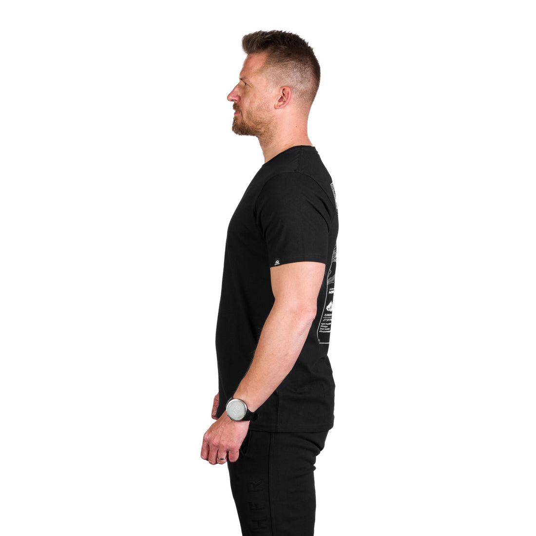 TR-3955OR men's organic cotton t-shirt with print TRENTON