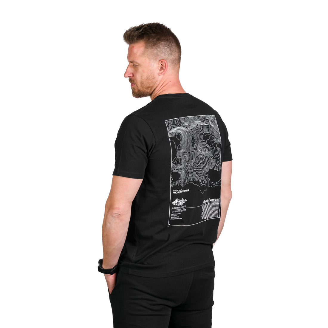 TR-3955OR men's organic cotton t-shirt with print TRENTON