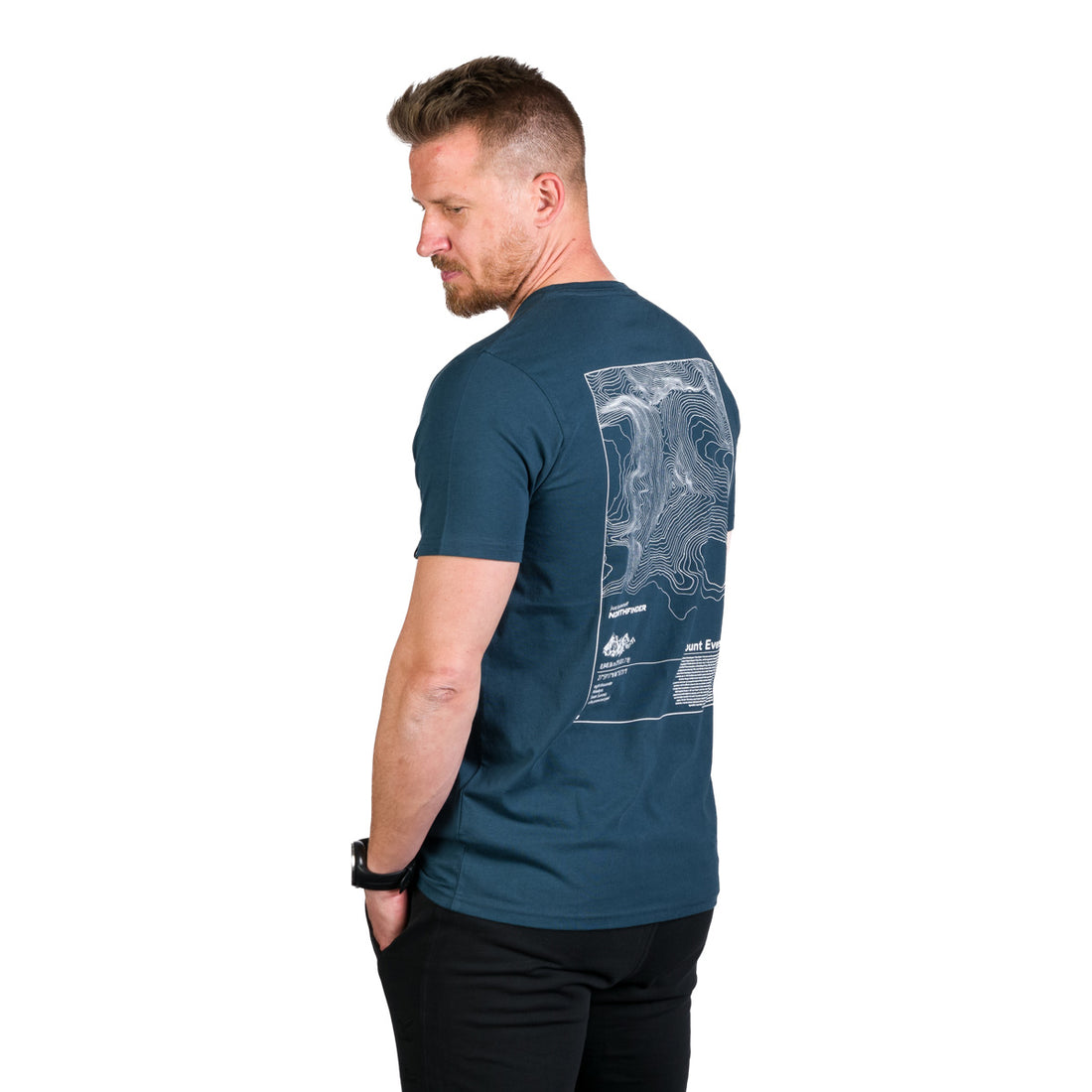 TR-3955OR men's organic cotton t-shirt with print TRENTON