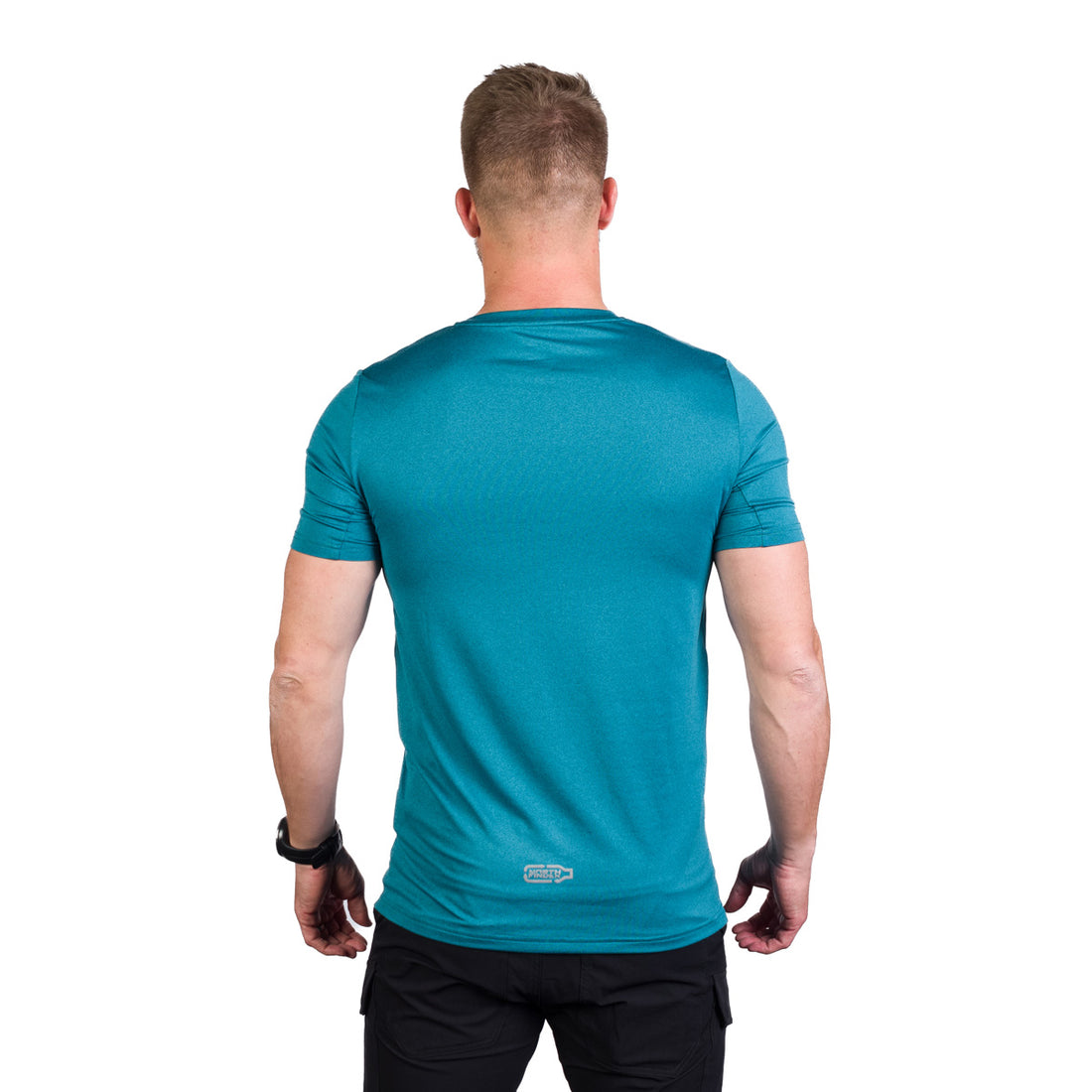 TR-3958OR men's active t-shirt with print from recycled fibers COLTER