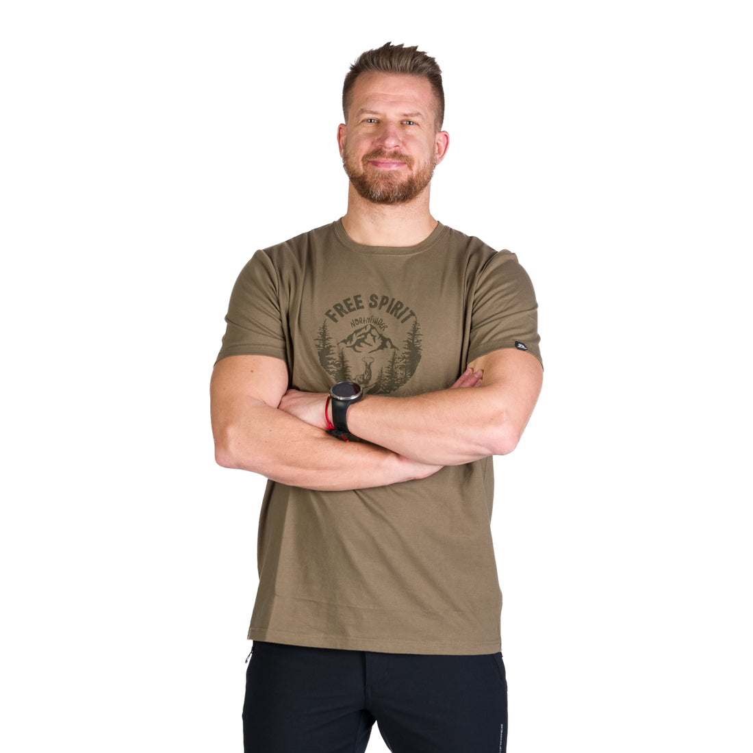 TR-3970SP men's casual t-shirt with print RIDGE