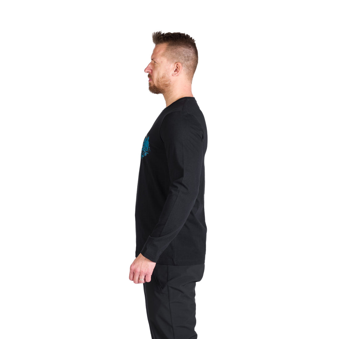 TR-3980OR men's outdoor combed cotton t-shirt with print STEWART