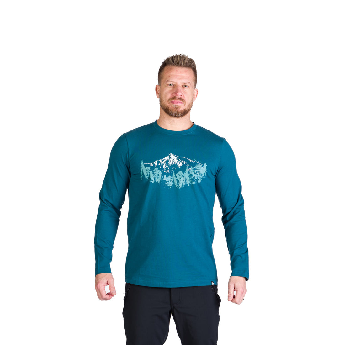 TR-3980OR men's outdoor combed cotton t-shirt with print STEWART