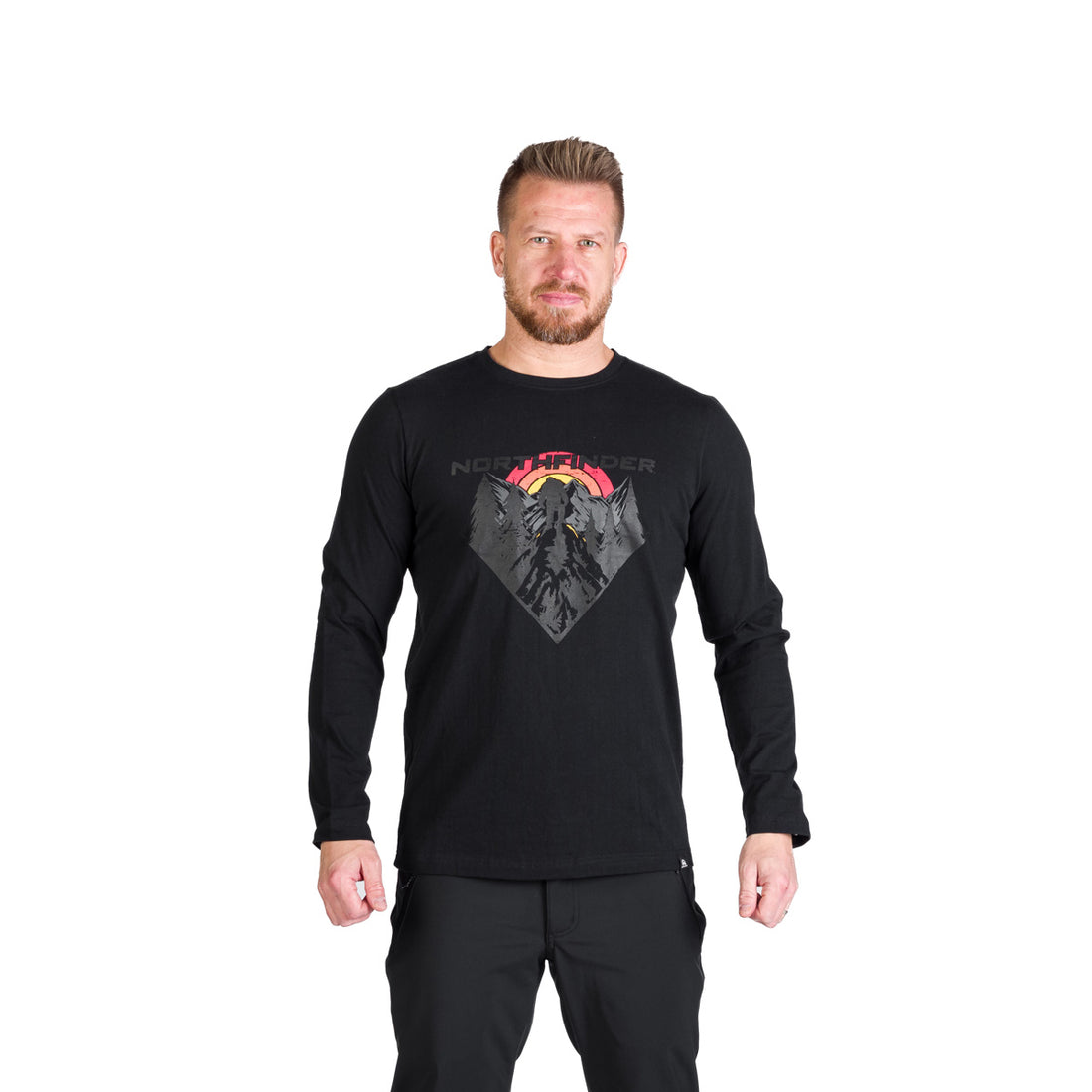 TR-3981OR men's outdoor combed cotton t-shirt with print CLAIR