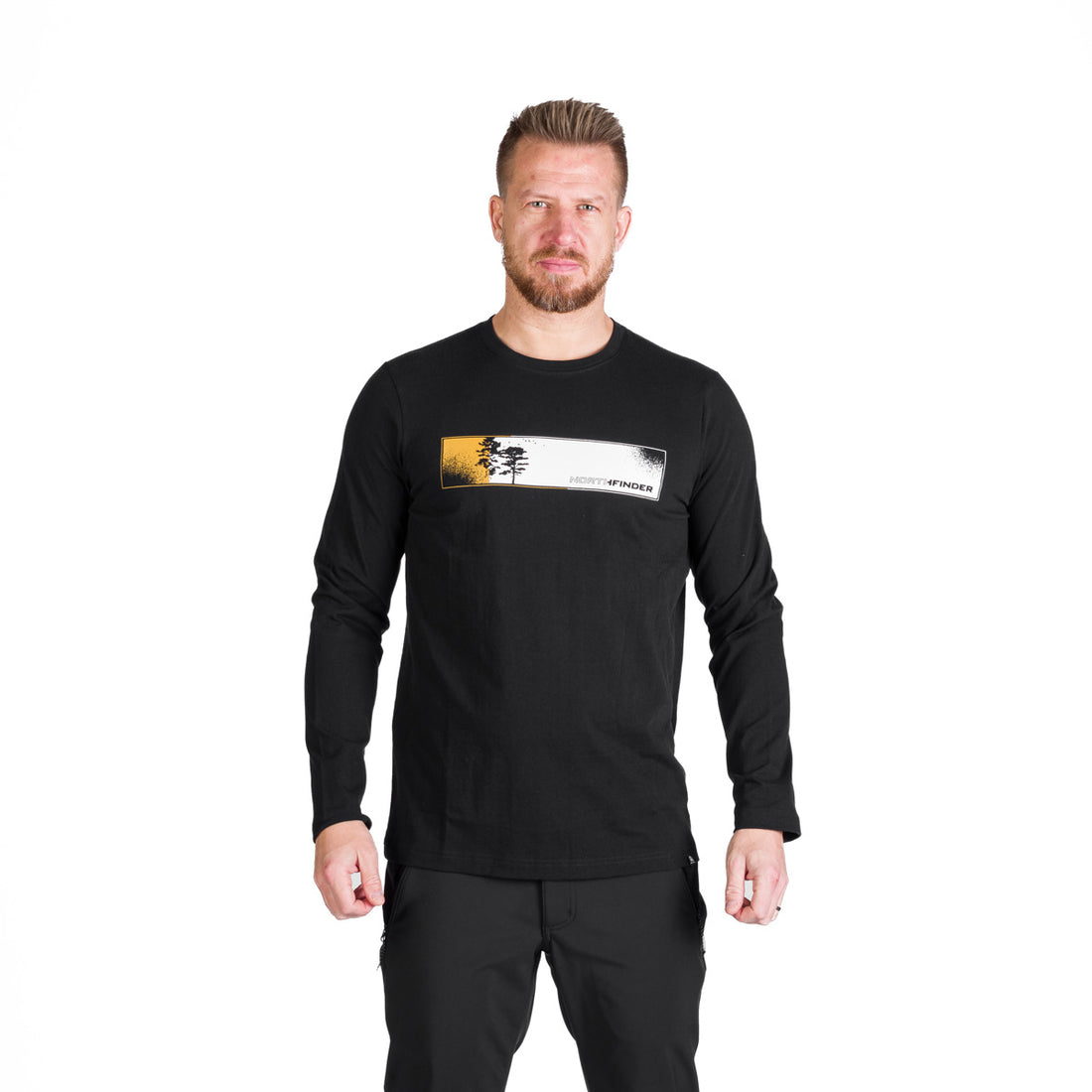 TR-3983OR men's outdoor combed cotton t-shirt with print RUSH