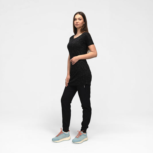 TR-4402SP women's simple t-shirt long style IRWA