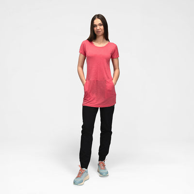 TR-4402SP women's simple t-shirt long style IRWA