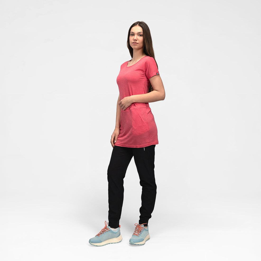 TR-4402SP women's simple t-shirt long style IRWA