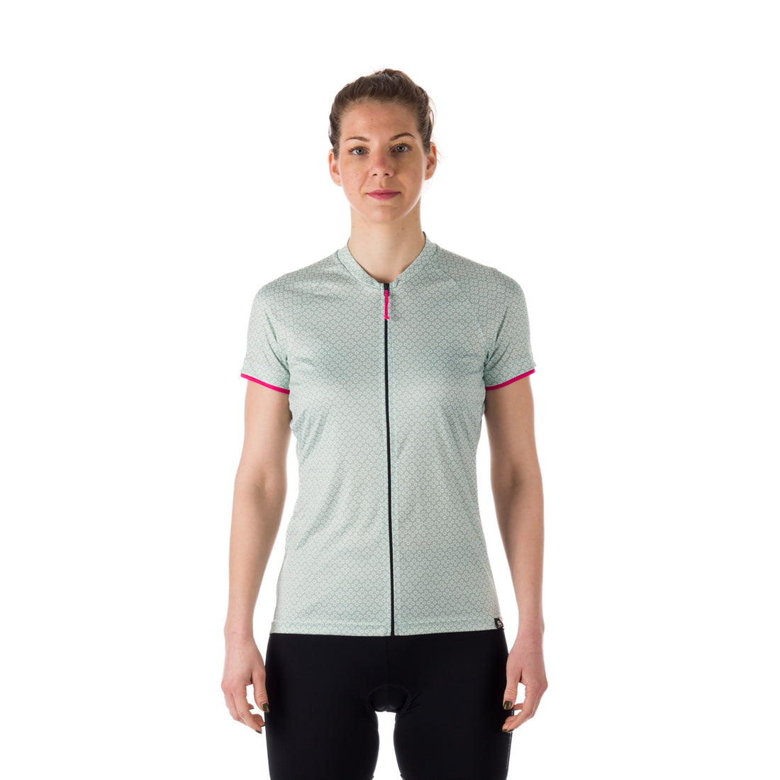 TR-4536MB women's e-bike t-shirt comfortable full zip with all print DIKA