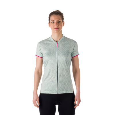 TR-4536MB women's e-bike t-shirt comfortable full zip with all print DIKA