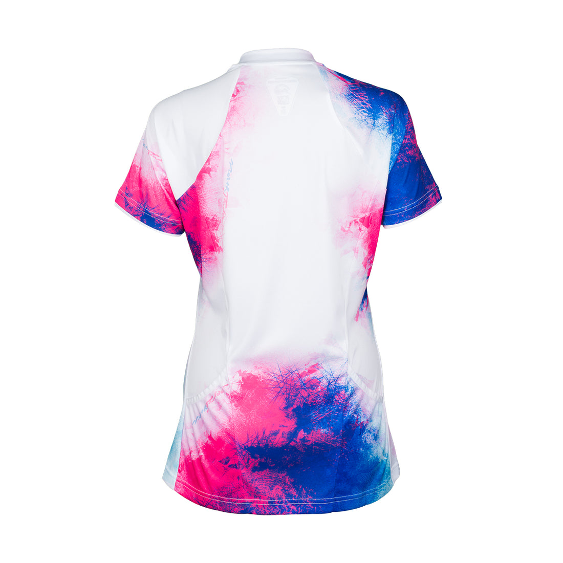TR-4536MB women's e-bike t-shirt comfortable full zip with all print DIKA