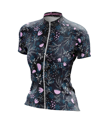 TR-45560MB women's cycling jersey floral limited eco series  SARA