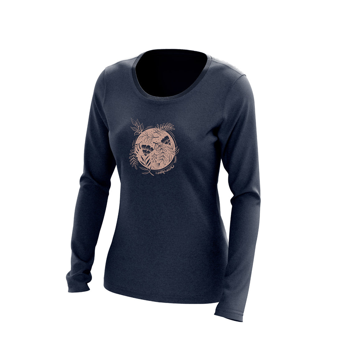 TR-4561OR women's t-shirt print cotton style NICOLE