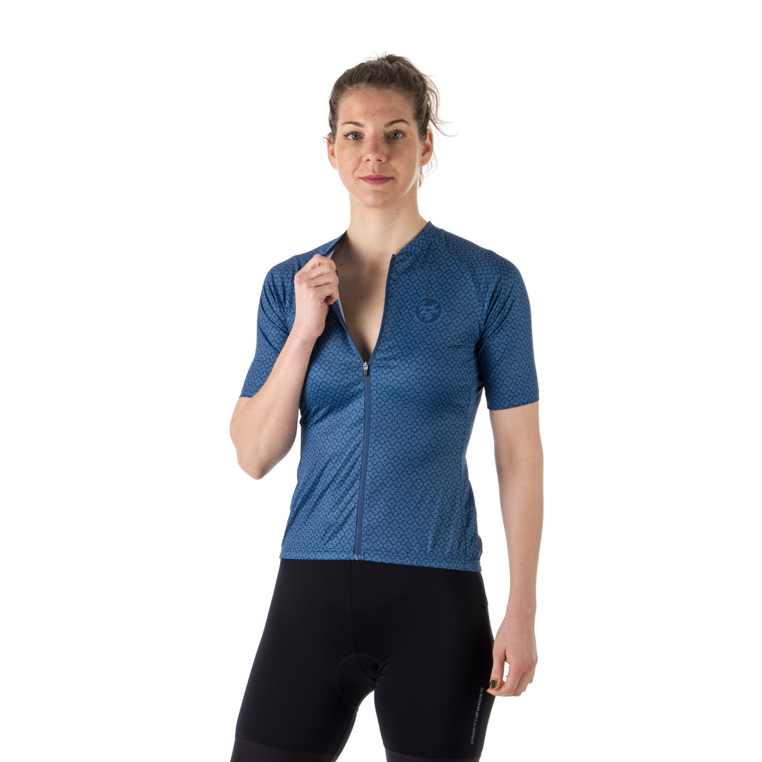 TR-4806MB women's e-bike t-shirt full zip IMANI