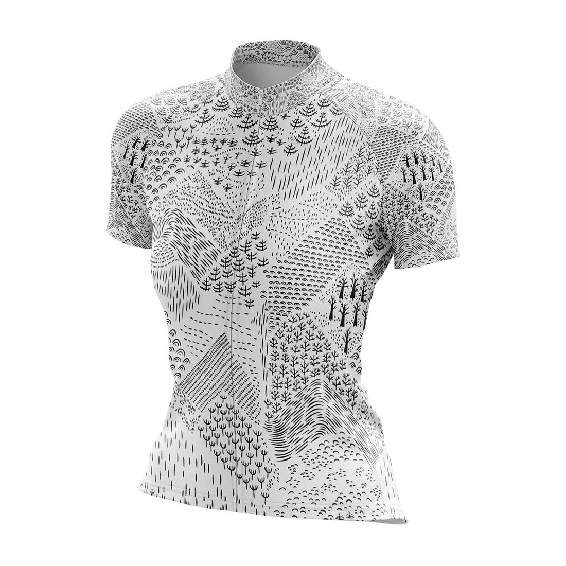TR-4806MB women's e-bike t-shirt full zip IMANI
