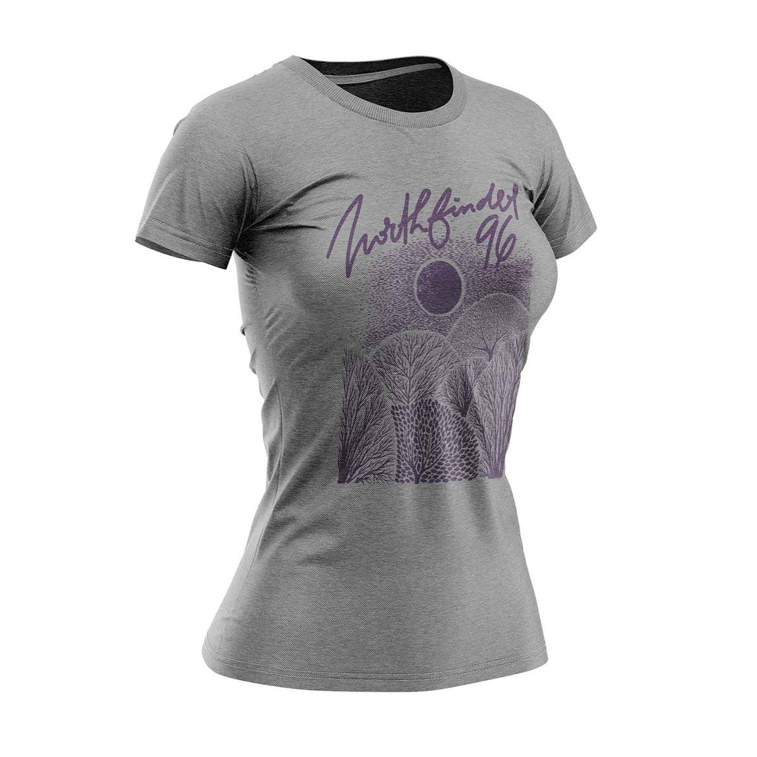 TR-4817OR women's active t-shirt with print from recycled fibres JAYLEEN