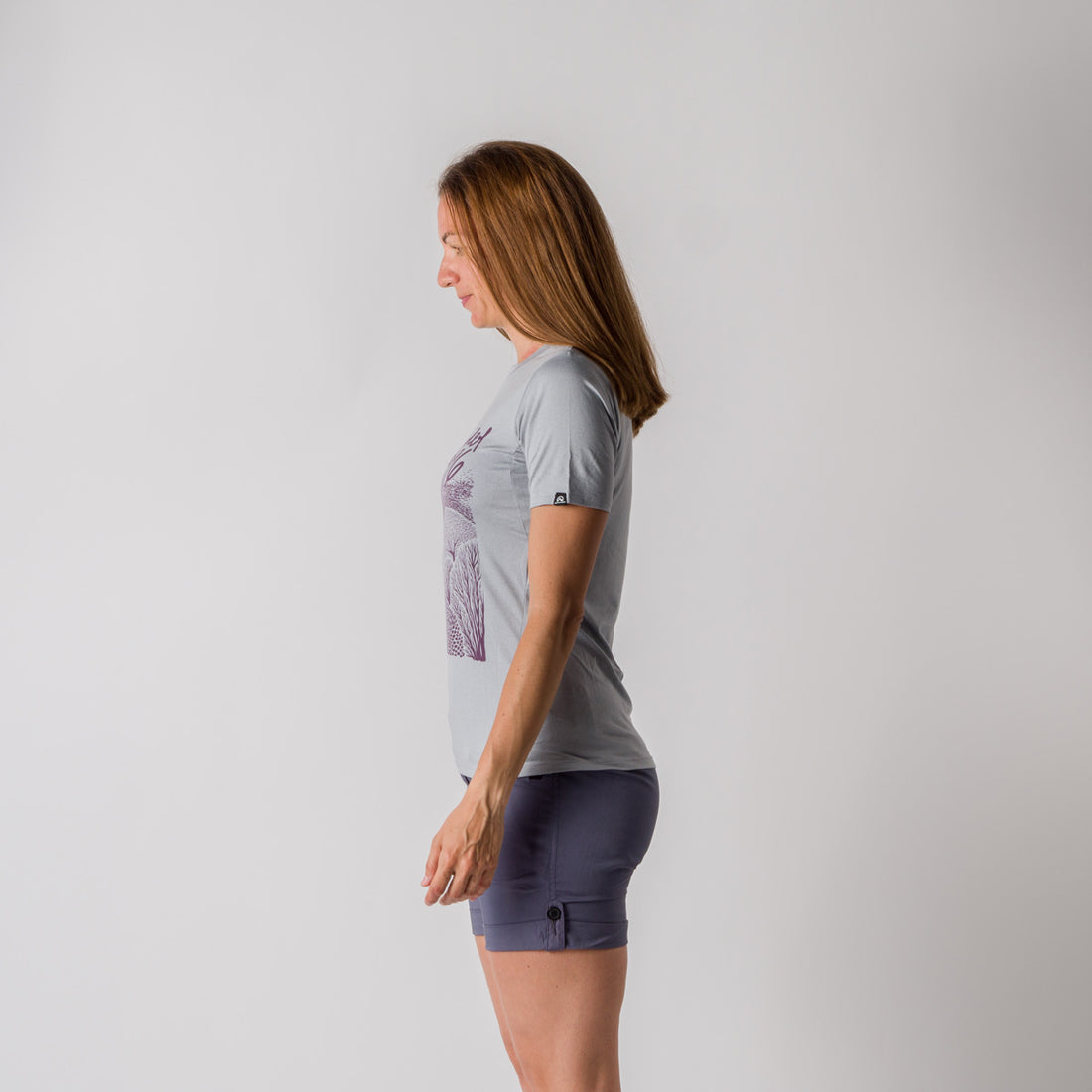 TR-4817OR women's active t-shirt with print from recycled fibres JAYLEEN
