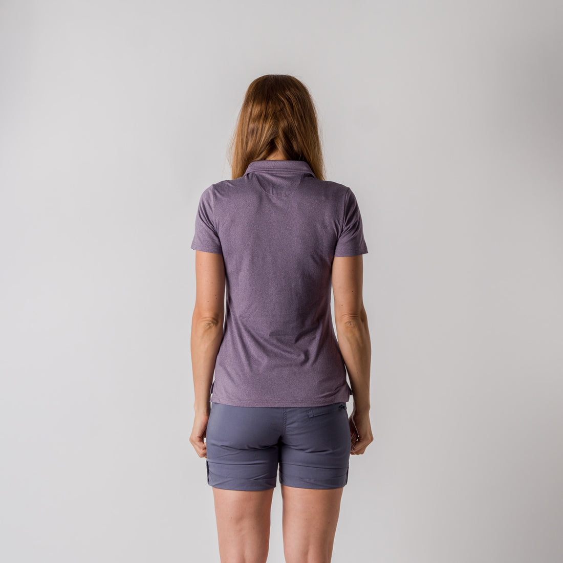 TR-4820OR women's polo t-shirt from recycled fibres CHAYA