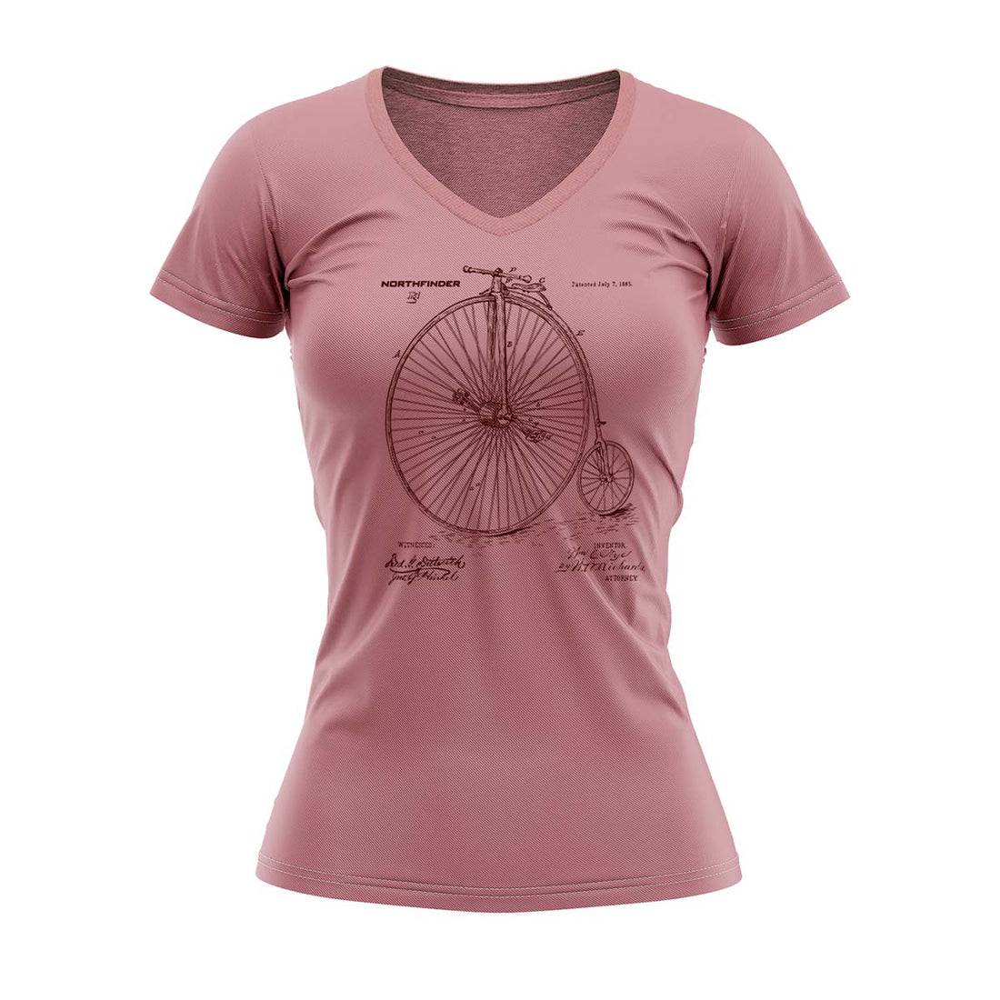 TR-4828SP women's t-shirt cotton style with pictogram KASSIDY