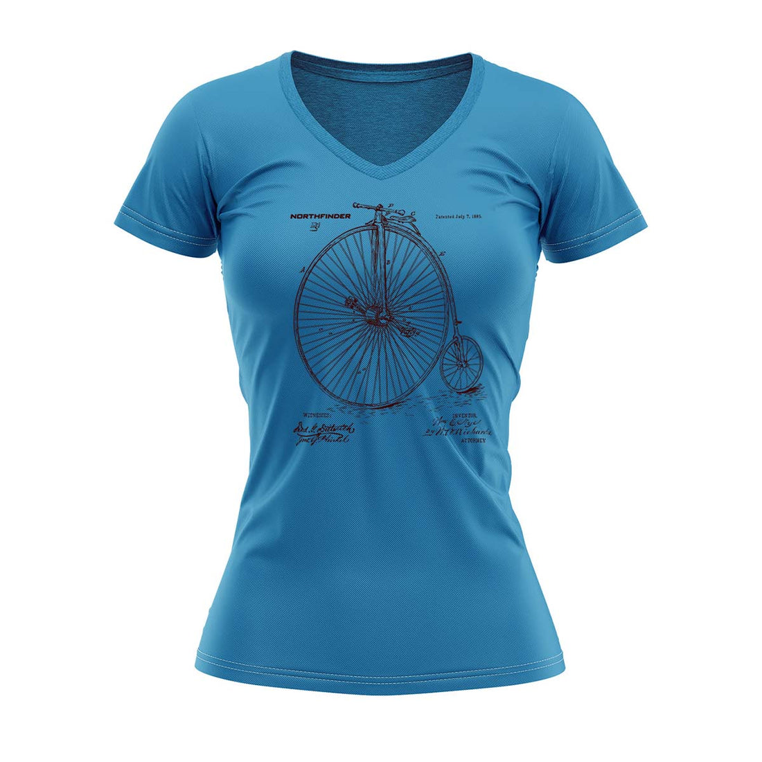 TR-4828SP women's t-shirt cotton style with pictogram KASSIDY