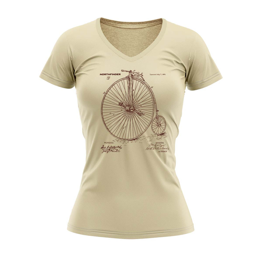 TR-4828SP women's t-shirt cotton style with pictogram KASSIDY